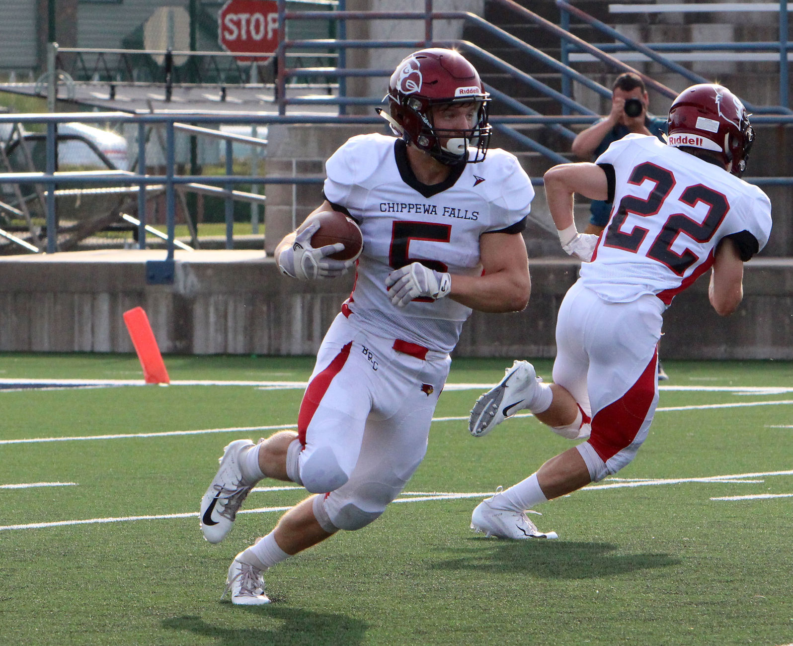 Chi-Hi football at Menomonie 8-31-18
